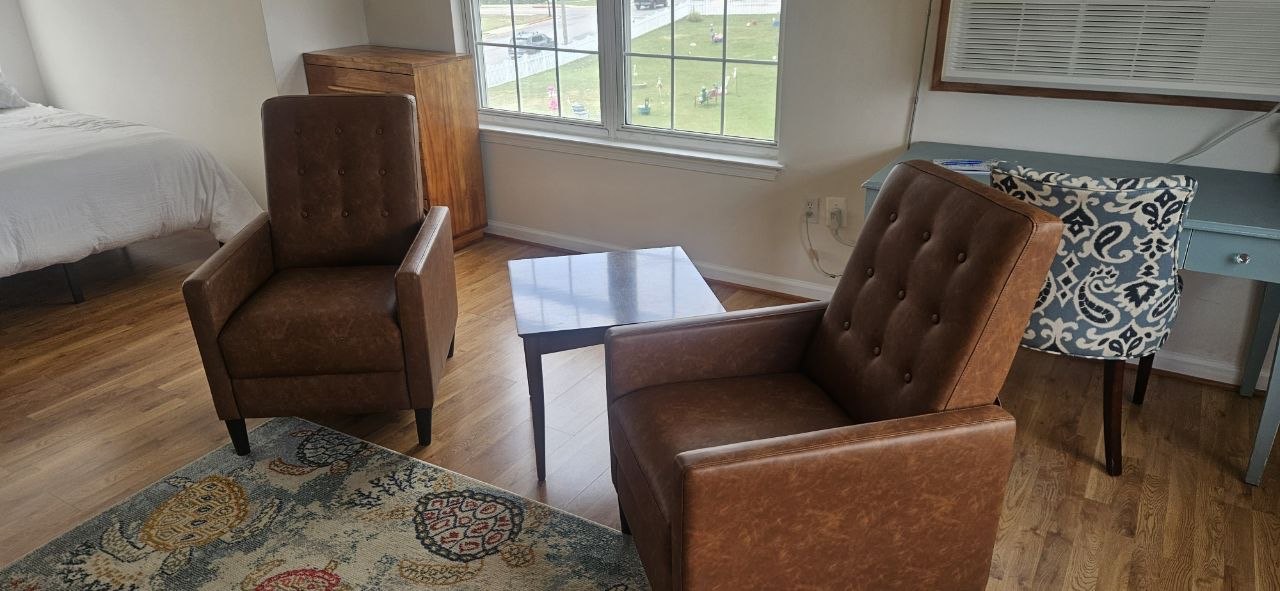 A sitting room cleaned by our team